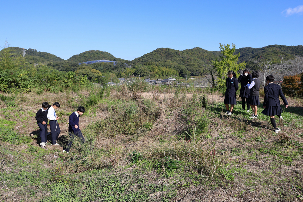 上道中学校校外学習_浦間茶臼山古墳