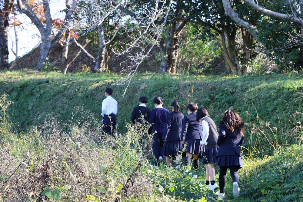 上道中学校校外学習_浦間茶臼山古墳