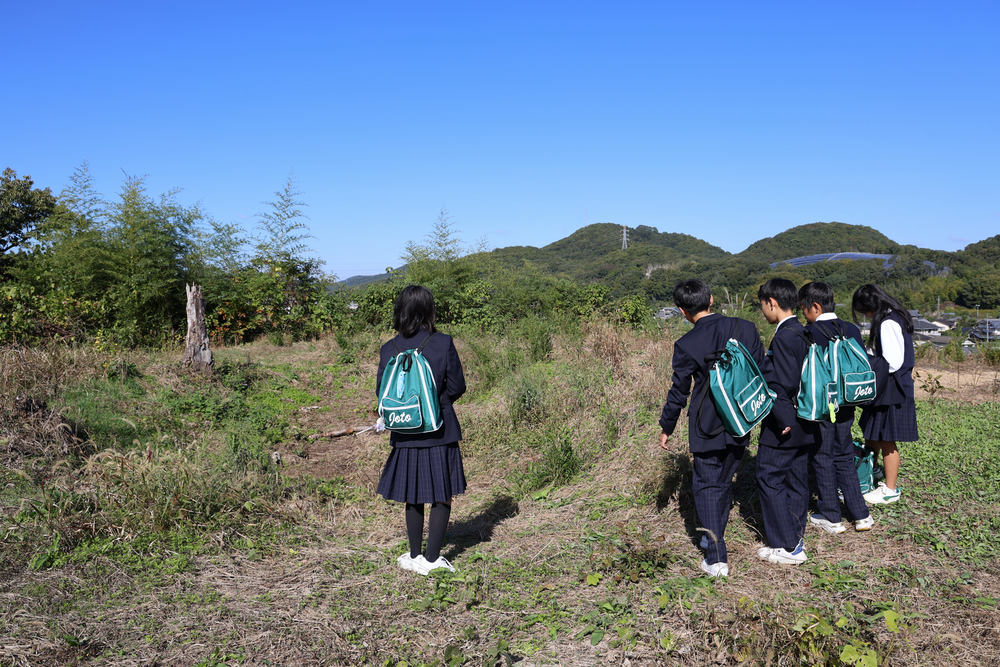 上道中学校校外学習_浦間茶臼山古墳