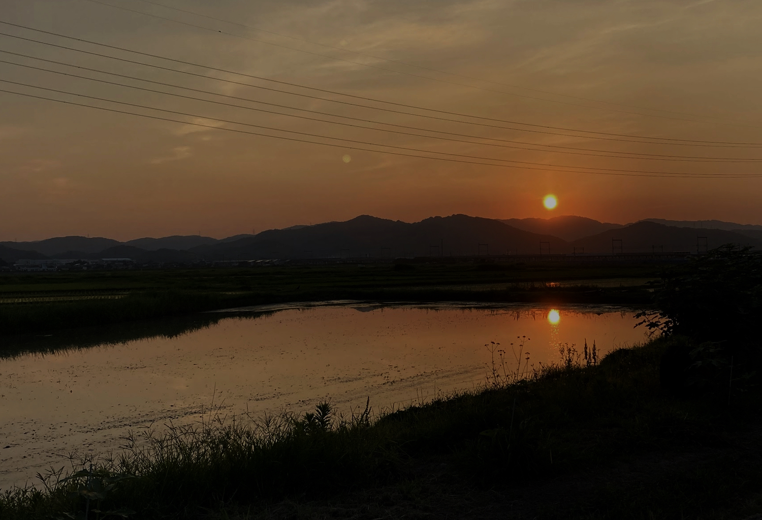 浦間夕焼け