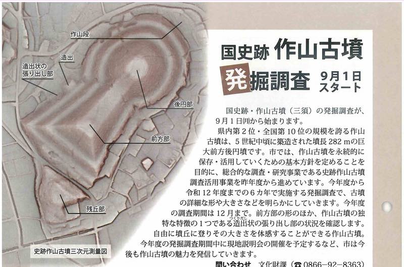 作山古墳発掘調査